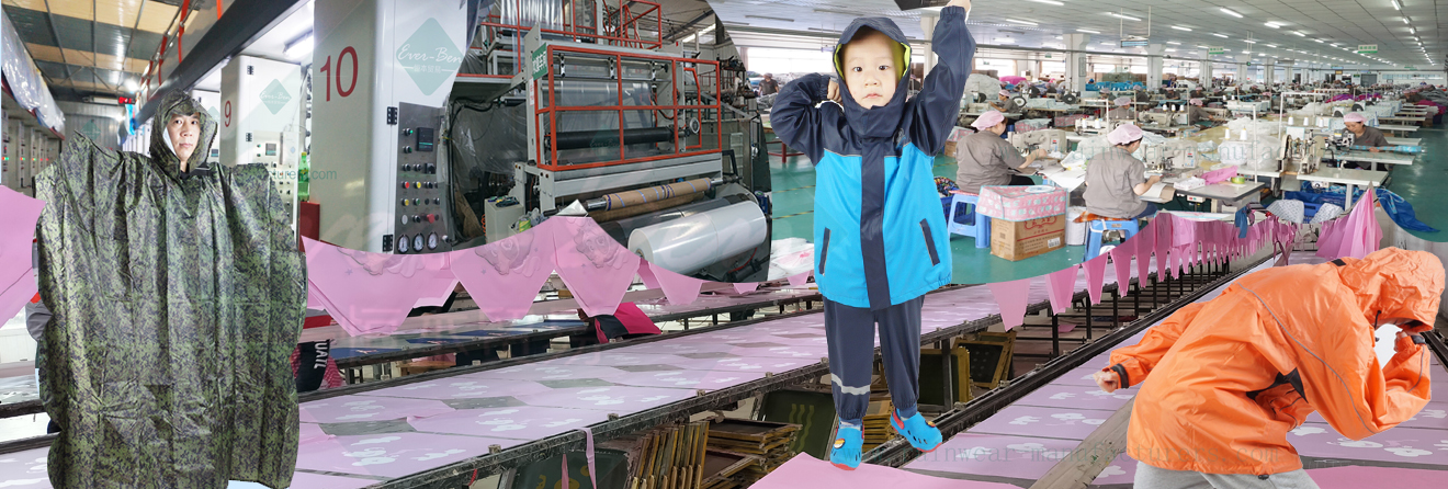 Bulk Custom Logo Raincoat Factory